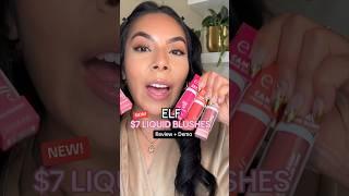 TRYING THE NEW @elfcosmetics $7 LIQUID BLUSHES  TRY ON & DEMO