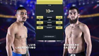 Луис Рафаэль Лаурентино vs. Нашхо Галаев  Luis Rafael Laurentino vs. Nashkho Galaev  ACA 179