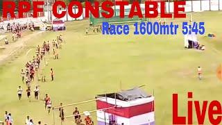 RPF CONSTAB RACE 1600 Meter 5 45 पूरा टाइम दे रहे हैं आप खुद देख सकते हो अब भर्ती होना हुआ आसान जरू