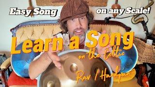 Learn a Song Handpan Rav Lesson D Celtic and all Minor Scales