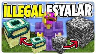 İllegal Minecraft Eşyalarını Topluyorum Minecraft Hardcore 21