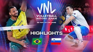  BRA vs.  SLO - Highlights  Week 2  Mens VNL 2024