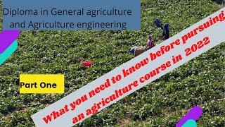 This is what you need to know before enrolling for an  agriculture course