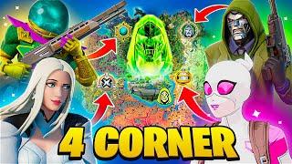 The 4 CORNER *DOOM EVENT* Challenge in Fortnite