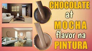 How to mix Chocolate and Mocha MATTE LATEX paint for CONCRETE WALL?