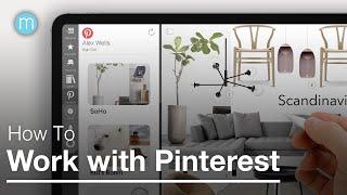 How to Connect to Pinterest Morpholio Board iPad Tutorial for DIY Home Decor & Interior Design