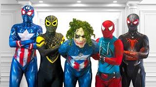 PRO 4 Team Spier-Man VS Joker Team  Who Is THE REAL SUPERHERO ...??  Funny  Action... 