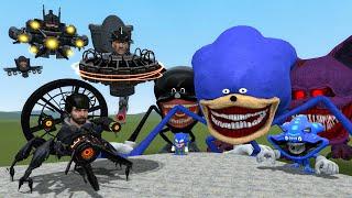 ALL SKIBIDI TOILET BOSSES VS ALL THE SONIC TAPES FAMILY Who Is Stronger In Garrys Mod?