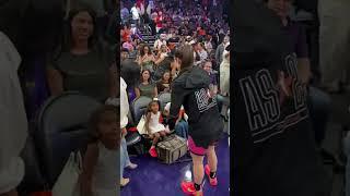 Caitlin Clark shares a special moment with Kobe Bryants daughters  #shorts #wnba