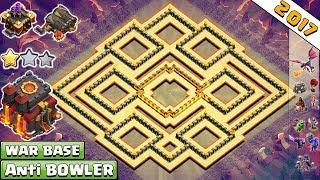 Best Town Hall 10 Th10 Clan-War Base 2017  Anti Valkyrie Anti Bowler Anti 2 Star-Clash of Clans