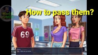 Summertime Saga update 0.20 gameplay  Pass Becca and Missy Easy tutorial