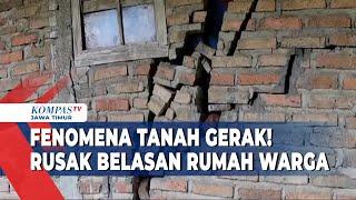 Fenomena Tanah Gerak di Ponorogo Rusak Belasan Rumah Warga