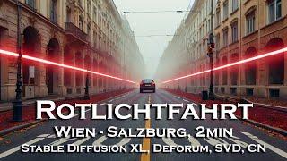 Rotlichtfahrt Wien - Salzburg 2min  Stable Video Diffusion XL Deforum ControlNet