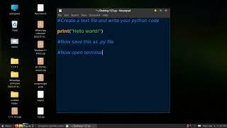 How to code python like pycharm without any software in Linux  NO PYCHARM 