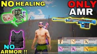 play without Armor & Health  Only Legendary AMR domination  PUBG METRO ROYALE