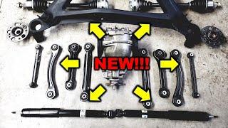 Mercedes 190E W201 - complete rear suspension rebuild