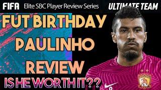 IS Fut Birthday Paulinho Worth it?  When to buy  sell  Player Review  FIFA 21
