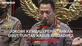 Kasus Brigadir J Presiden Jokowi Kembali Perintahkan Kapolri Usut Tuntas