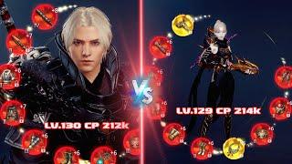 Mir4 PVP 1Vs1 Trashtalkman Warrior LV130 CP212k Vs Arbalist LV129 CP214K 2 Legendary Equipment