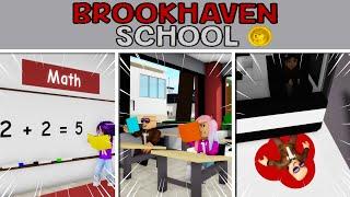 Our first day at Brookhaven School and things turn BAD  Roblox Roleplay