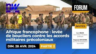 Afrique francophone  levée de boucliers contre les accords militaires précoloniaux  P2