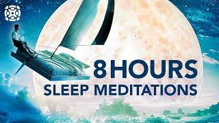 8 Hours Guided Sleep Meditations Non-Stop Spoken Word Deep Sleep & Healing 2024 Compilation