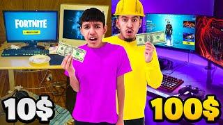 Who Can Build The Best Budget Fortnite Gaming Setup W Brothers