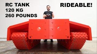 MOTORS ON THE BIG 3D PRINTED TANK