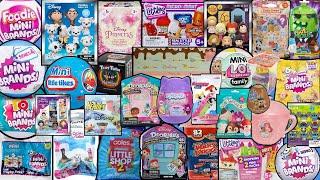 UNBOXING 50 BLIND BAGS Mini Brands Real Littles Doorables Squishmallows Disney LOL Surprise