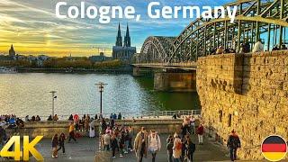 Cologne Germany walking tour 4K 60fps