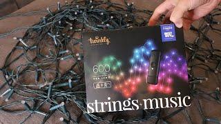 1200 Twinkly Lights on Tree  600 Twinkly Light + Music Review