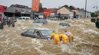 Tragödie in Frankreich Sturzfluten reißen viele Autos an der Mosel weg