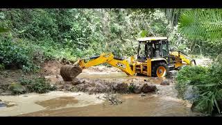 jcb working in the river - full video