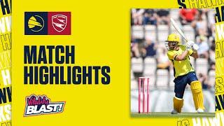 Hawks Get First Win On The Board   Hawks v Kent Spitfires - Vitality Blast Highlights