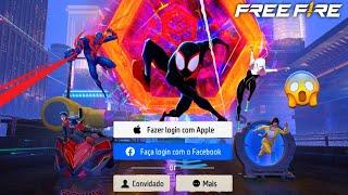 EVENTO DO HOMEM-ARANHA FREE FIRE DATA ROUPAS DE GRAÇA - NOVIDADES DA ATUALIZAÇÃO FREE FIRE