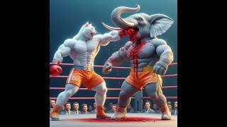 Fight with Elephant  fighting for daddy   #cat #kitten #cute #trending #cats #cutecat #shorts 9