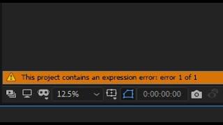 Fixing Legacy expression errors when importing project  After Effects Tutorial