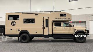 $1.1 Million Expedition Vehicle 2024 EarthRoamer SX Chevrolet 6500 4WD 6.6L Turbo Diesel Motorhome
