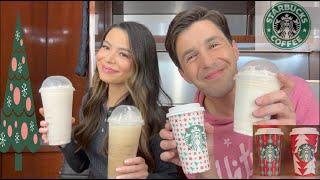 MIRANDA COSGROVE AND I TRY STARBUCKS NEW HOLIDAY DRINKS