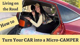 How to Turn Your Car into a Micro-Camper or Teeny Tiny Home on Wheels  The Build + Organizing