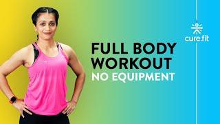 Full Body Workout At Home  HIIT Cardio Workout  Fat Burn Cardio No Equipment  Cult Fit  CureFit