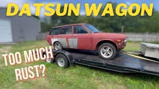 Is this RARE Datsun Wagon even savable? Or is it a rust bucket?