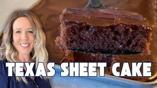 DOUBLE the TEXAS SHEET CAKE Regular & Gluten-Free