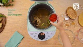 Baru Philips Digital Rice Cooker HD4515 Masak mudah sekali tekan