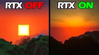 minecraft RTX ON vs RTX OFF