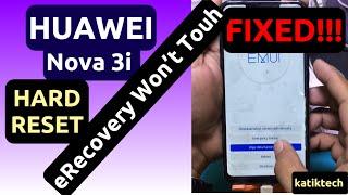 Nova 3i Hard Reset Problem  eRecovery Won’t Touch  Cannot Type “yes” 