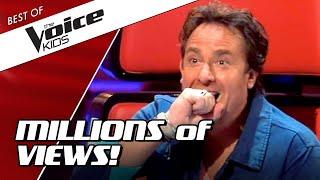 TOP 10  MOST VIEWED Blind Auditions of The Voice Kids