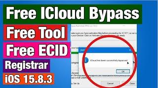 Free iCloud Bypass iOS 15.8.3 With Free Tools 2024  Free ECID Registration Without Credits 