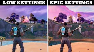 Fortnite Low Graphics Vs Epic Graphics  JOHN TECH