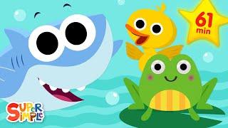 Splash Ducks Fish Frogs Sharks and More Water Songs  Kids Songs  Super Simple Songs